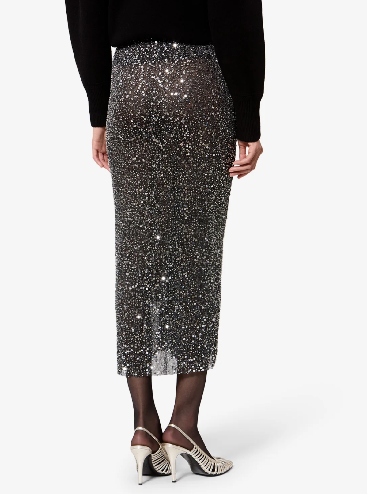 Jupe Isabel Marant Nejany Silver | Podiums Nancy