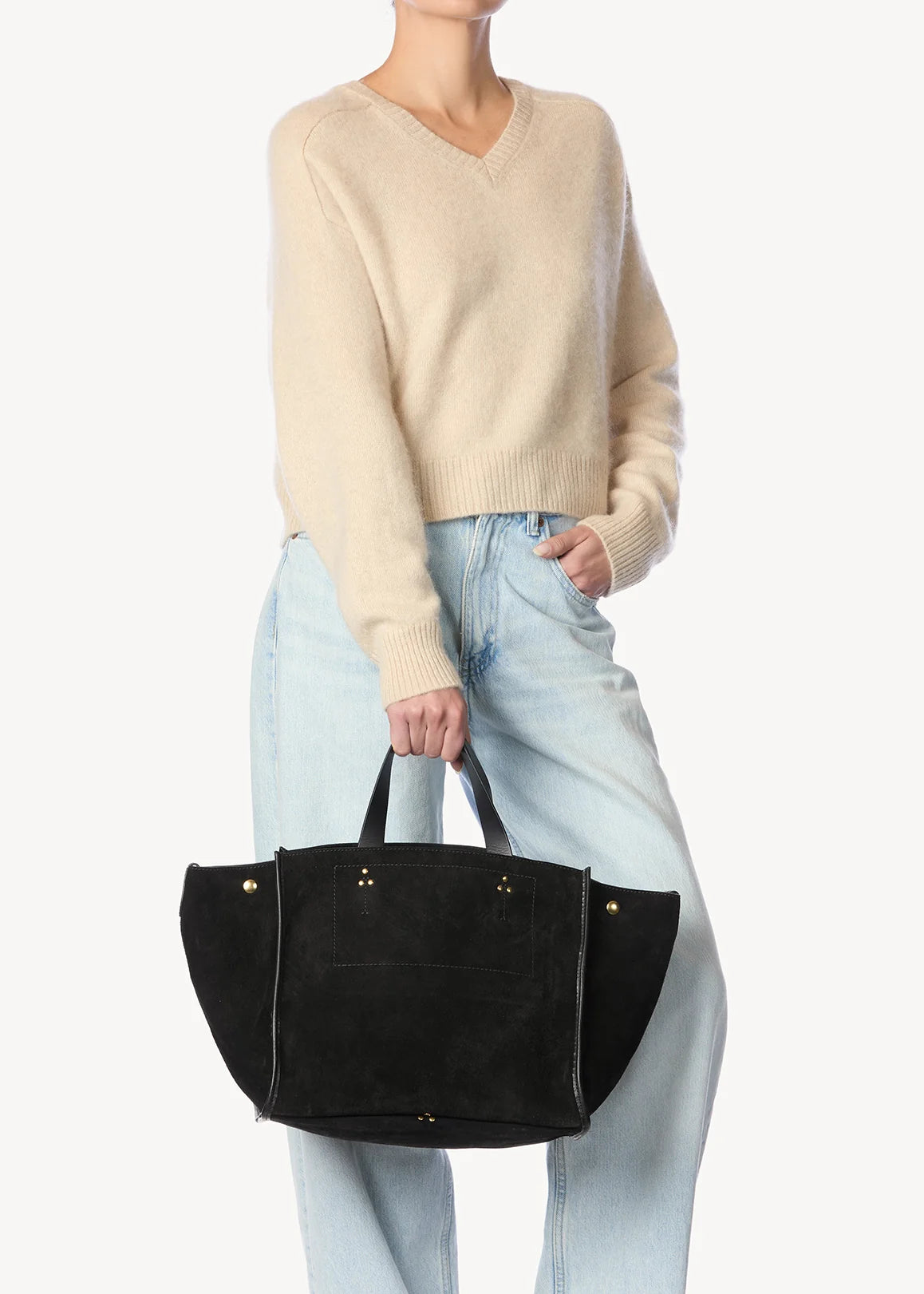 Léon M Split Suede Noir | Podiums Nancy