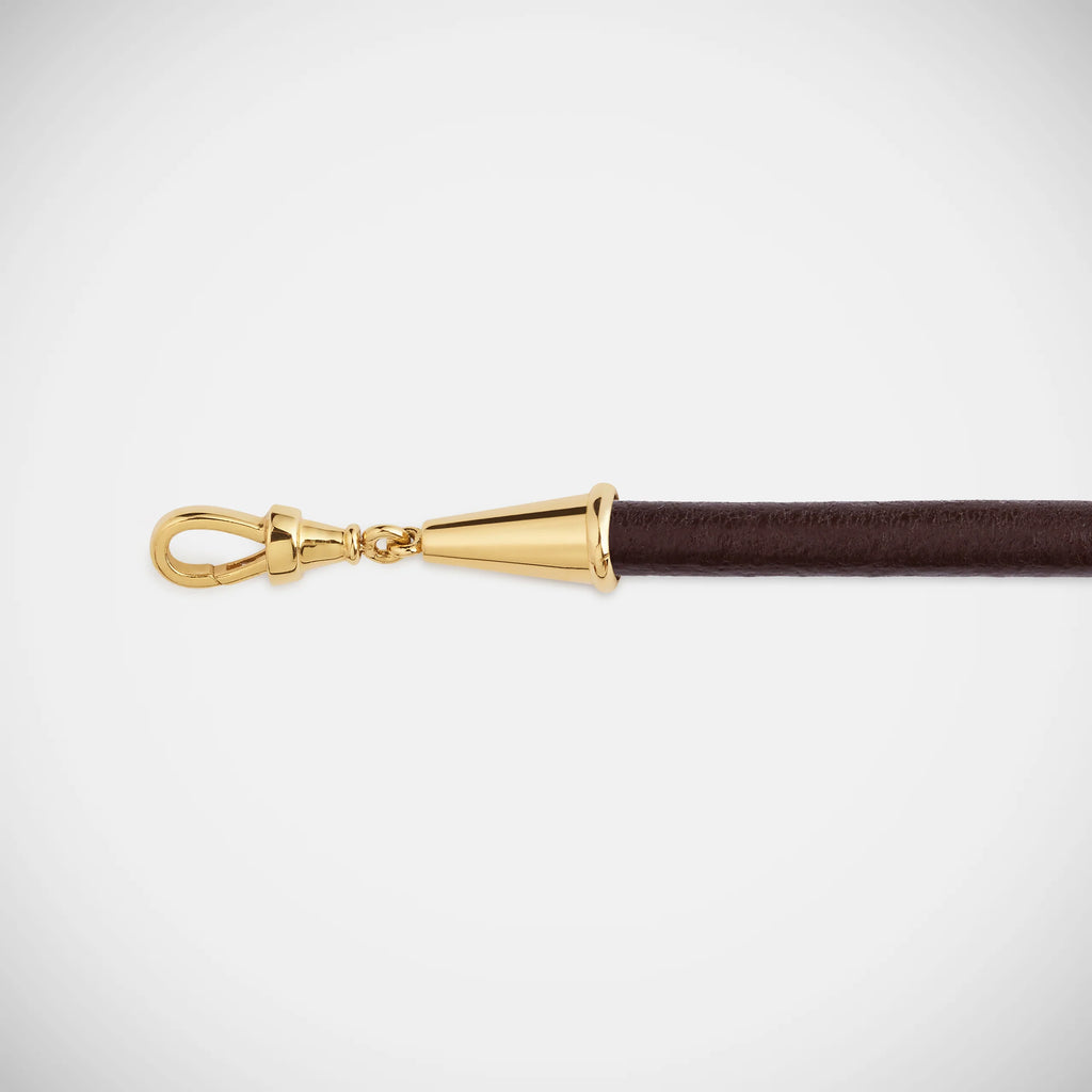 Collier Marie Lichtenberg Lasso cuir 50 cm