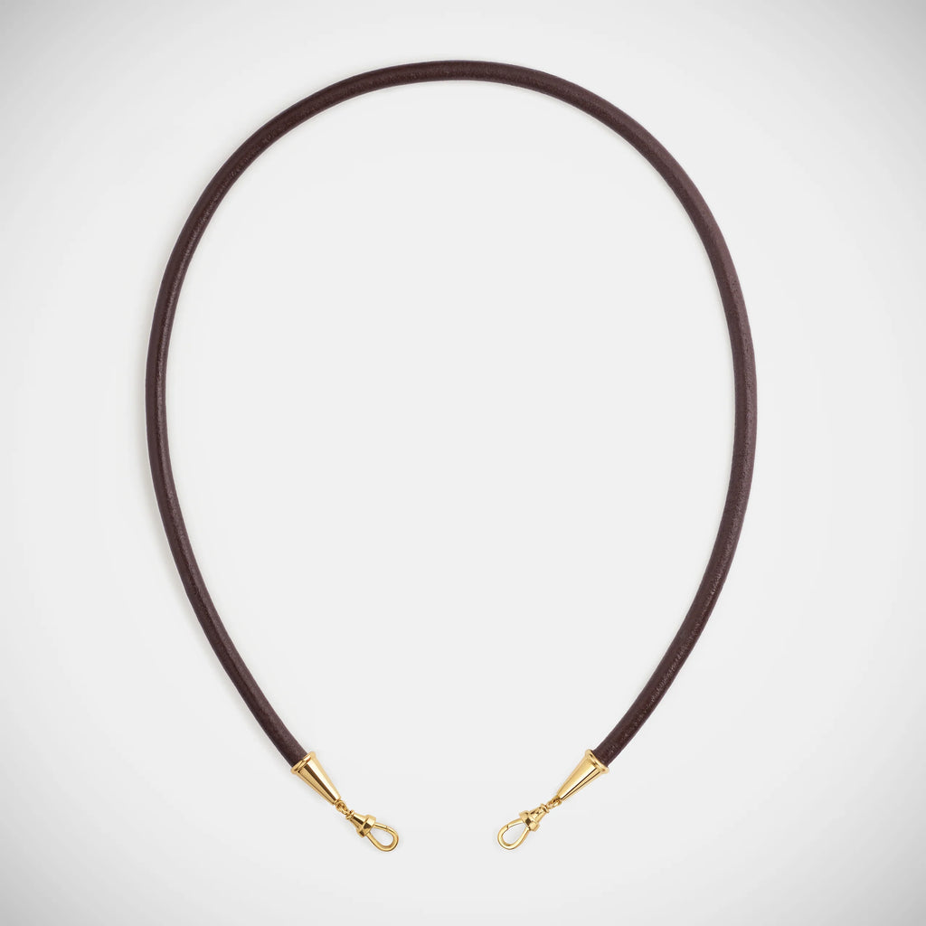 Collier Marie Lichtenberg Lasso cuir 50 cm