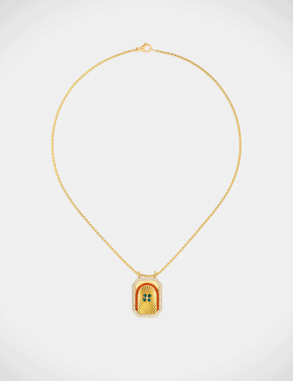 mini clover scapular