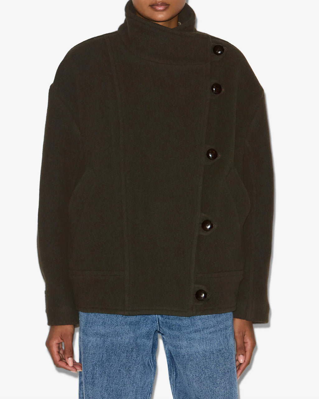 Manteau Isabel Marant Hanis Kaki | Podiums Nancy