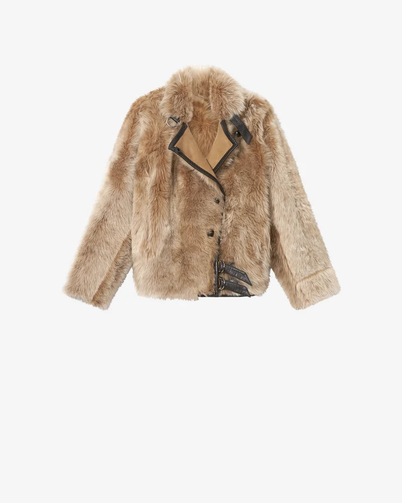 Manteau Isabel Marrant Roama Écru | Podiums Nancy