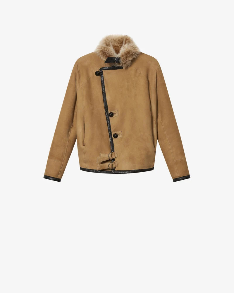 Manteau Isabel Marrant Roama Écru | Podiums Nancy