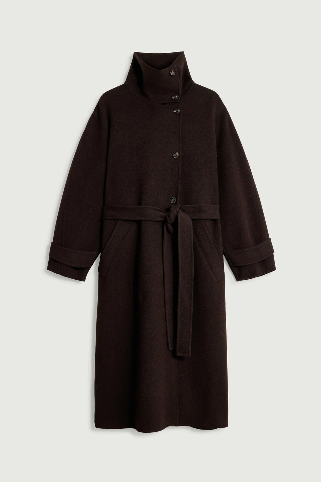 Manteau Soeur James Marron Foncé | Podiums Nancy
