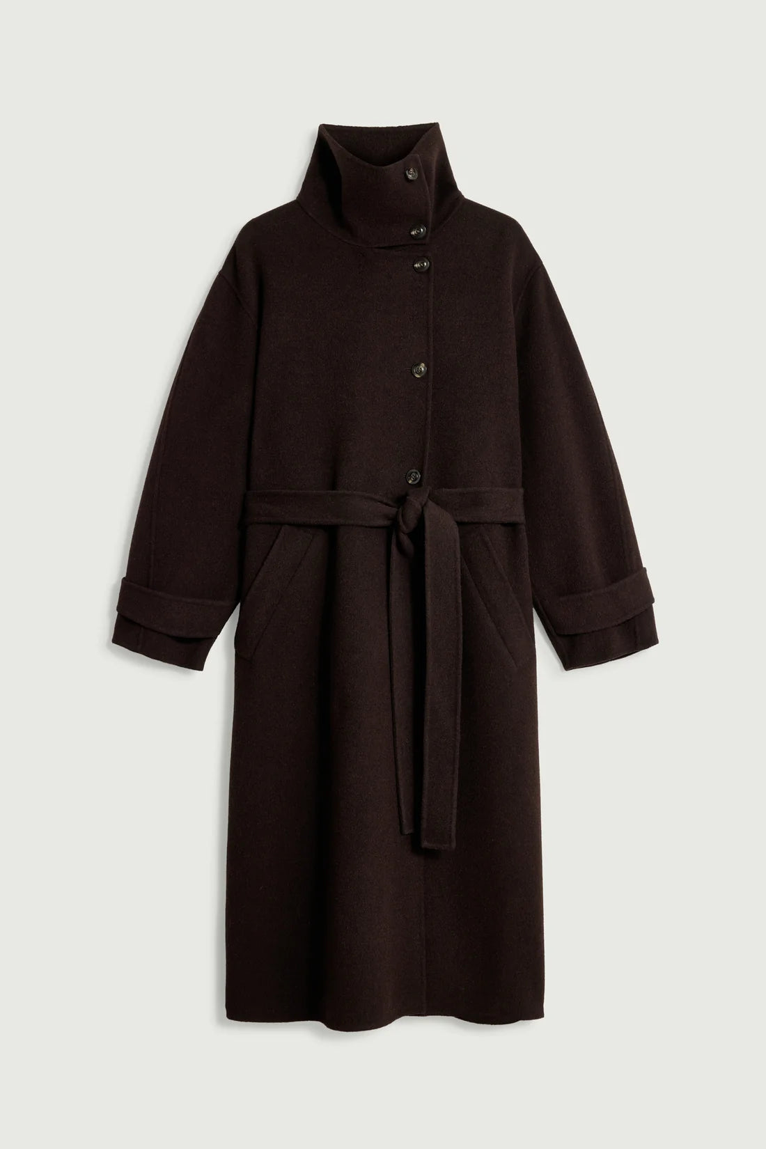 Manteau Soeur James Marron Foncé | Podiums Nancy