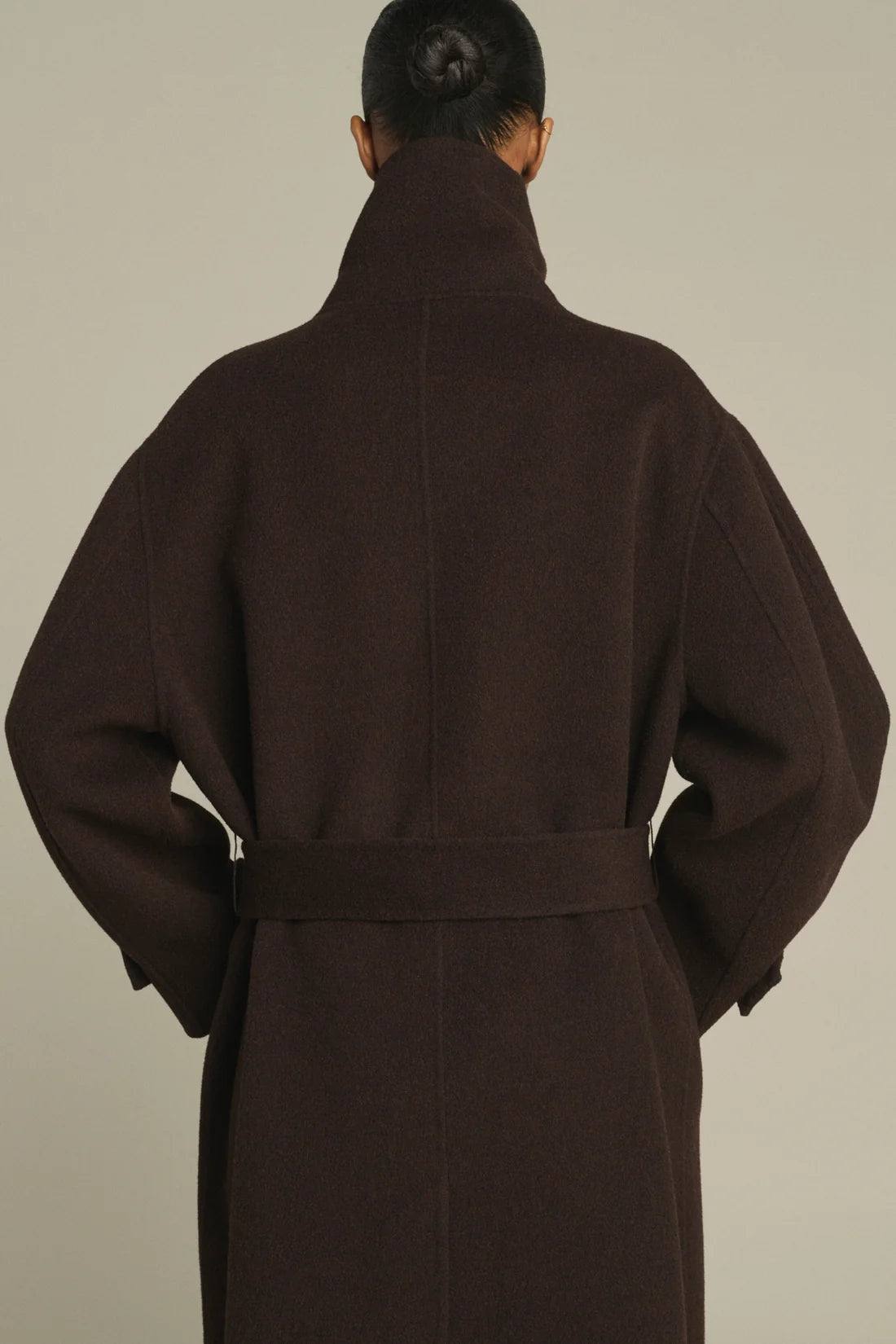Manteau Soeur James Marron Foncé | Podiums Nancy