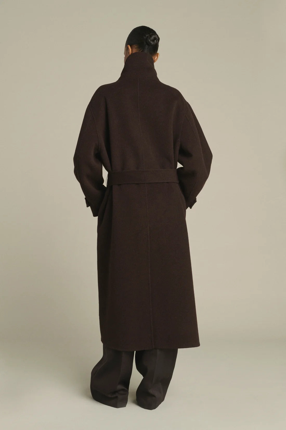 Manteau Soeur James Marron Foncé | Podiums Nancy