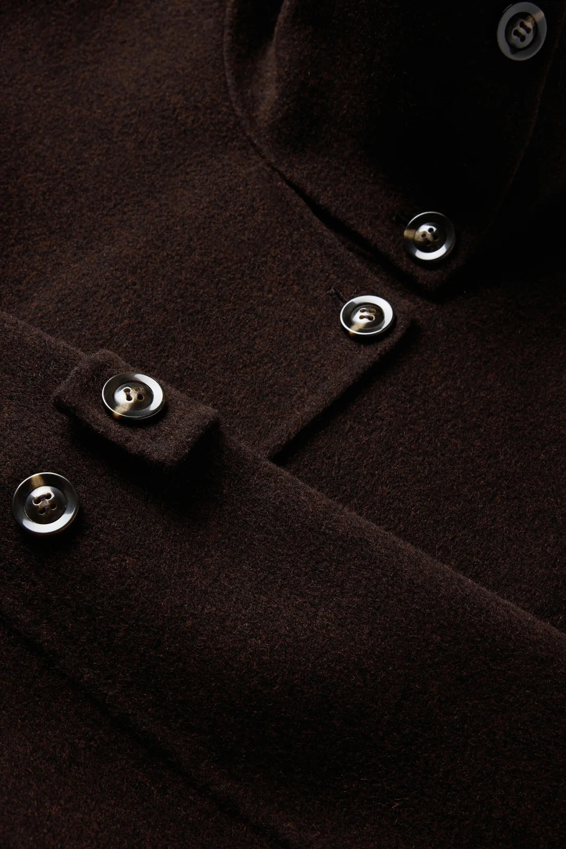 Manteau Soeur James Marron Foncé | Podiums Nancy
