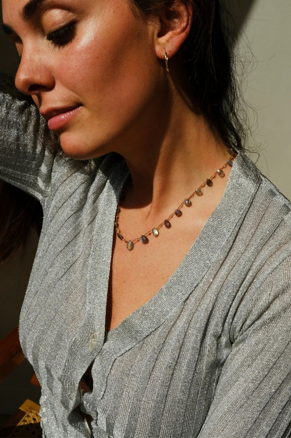 Collier Ivarene Odin DB Labradorite - PODIUMS NANCY