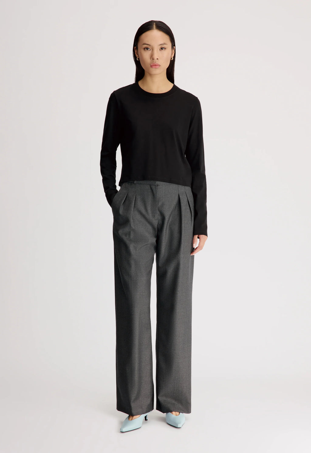 Pantalon Loulou De Saison Sbiru Anthracite | Podiums Nancy
