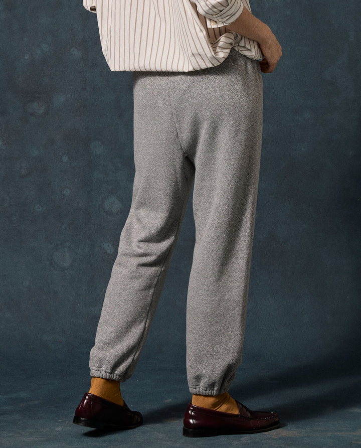 Pantalon TheGreat. Fleece Stadium Dark Heather Grey | Podiums Nancy