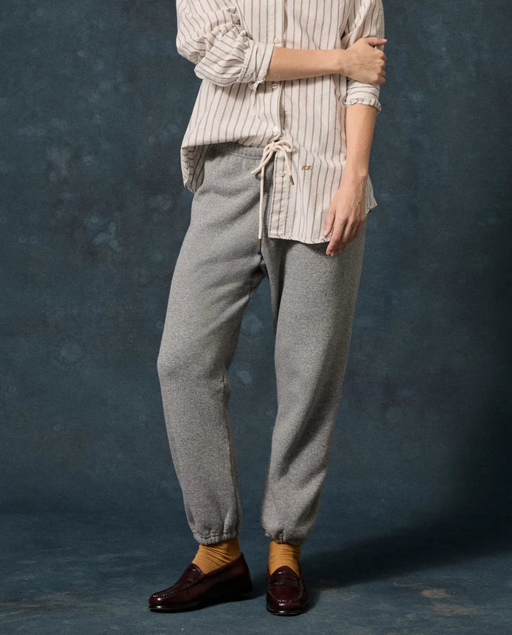 Pantalon TheGreat. Fleece Stadium Dark Heather Grey | Podiums Nancy