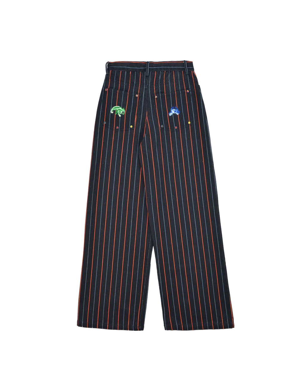 Pantalon Vegas Studs Navy/Orange | Podiums Nancy