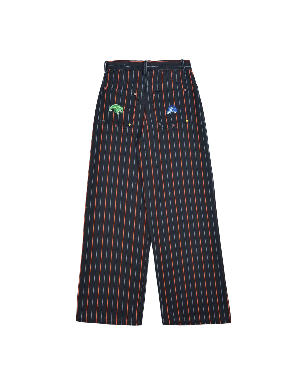 Pantalon Vegas Studs Navy/Orange | Podiums Nancy