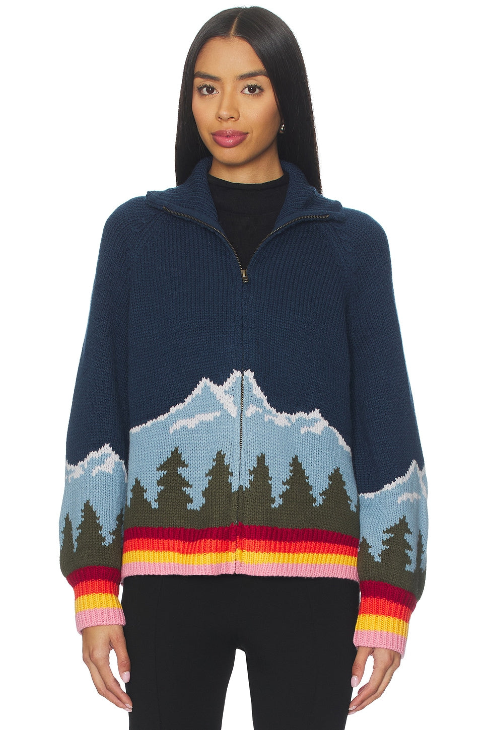 Pull The Great vista full zip sweater