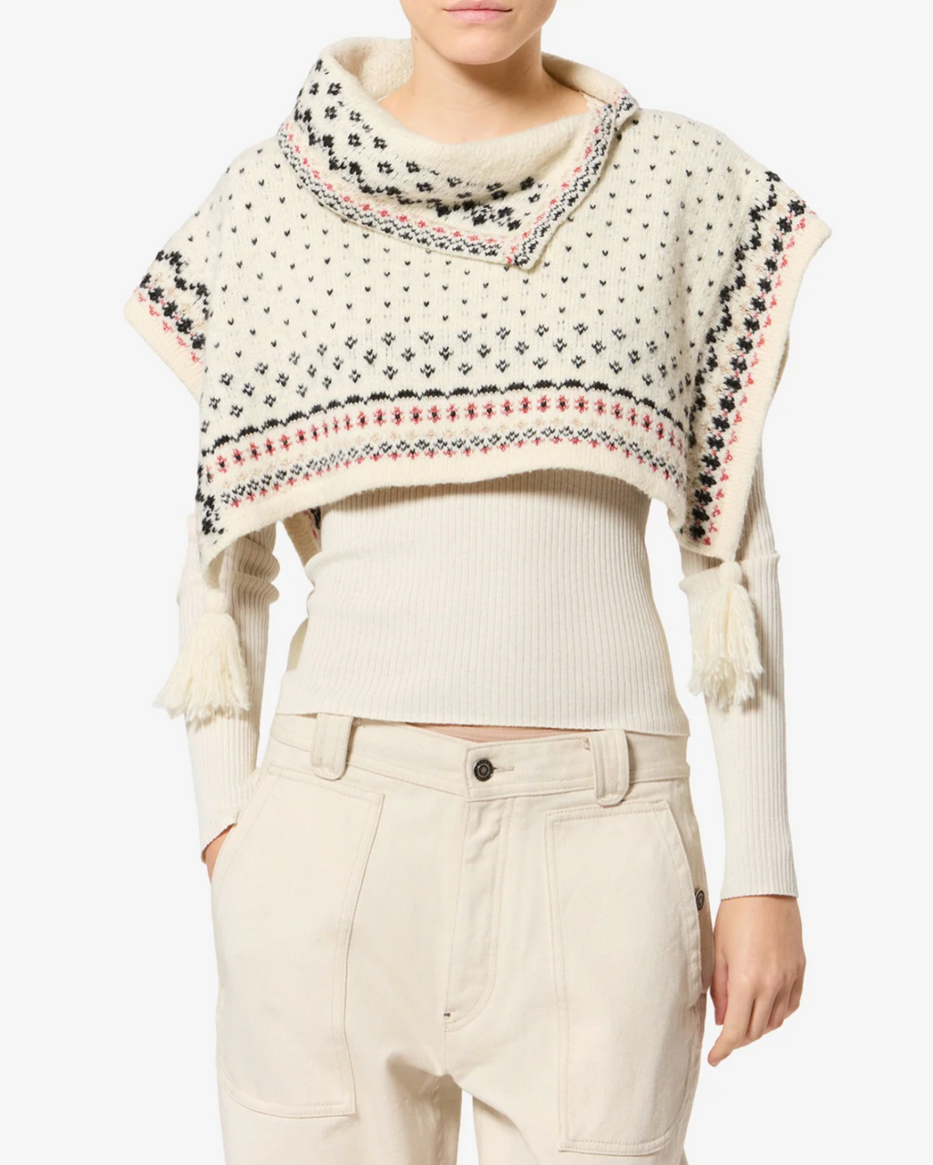 Pull Isabel Marant Alfina Ecru | Podiums Nancy