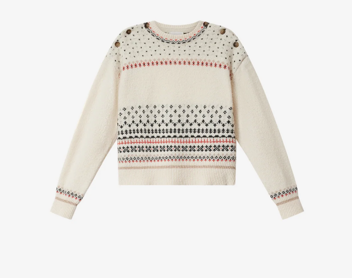 Pull Isabel Marant Zury Ecru | Podiums Nancy