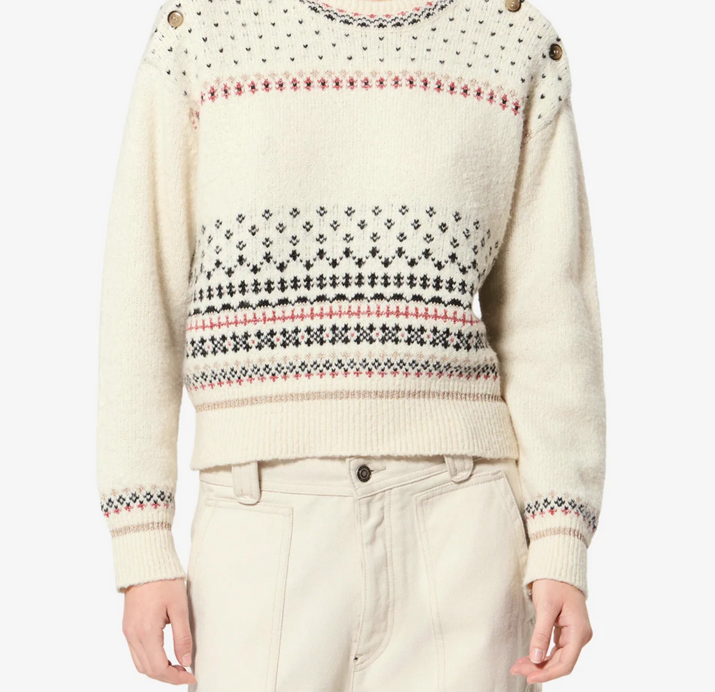 Pull Isabel Marant Zury Ecru | Podiums Nancy