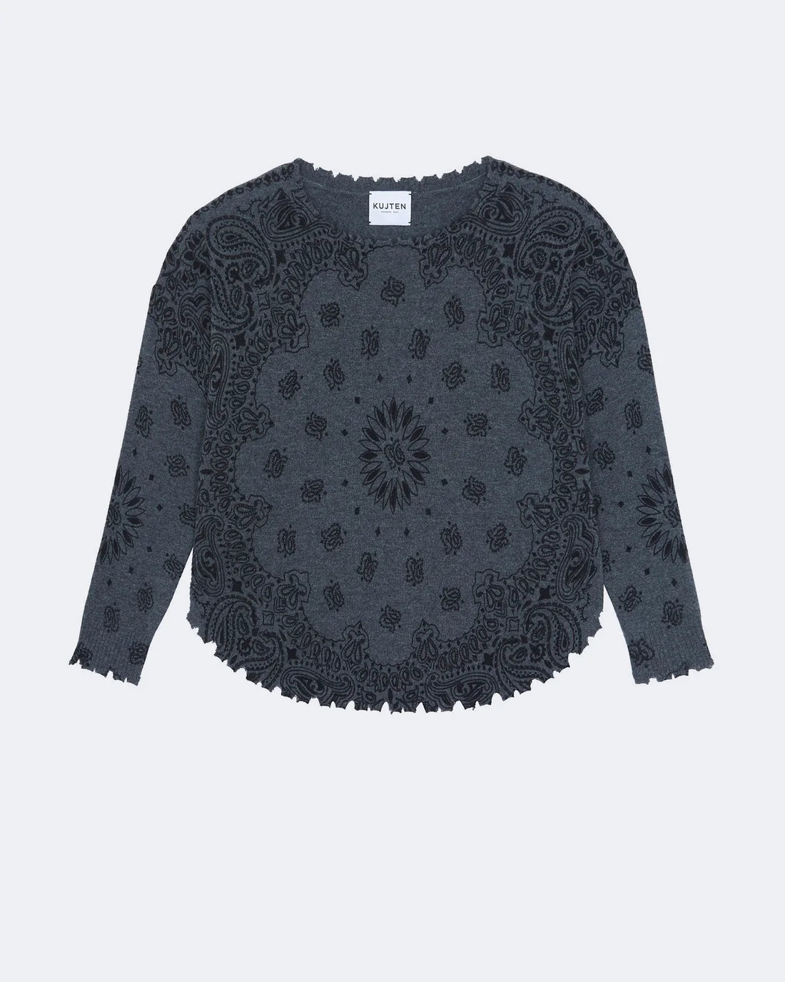 Pull Kujten Mela Bandana Bico Anthracite Noir | Podiums Nancy
