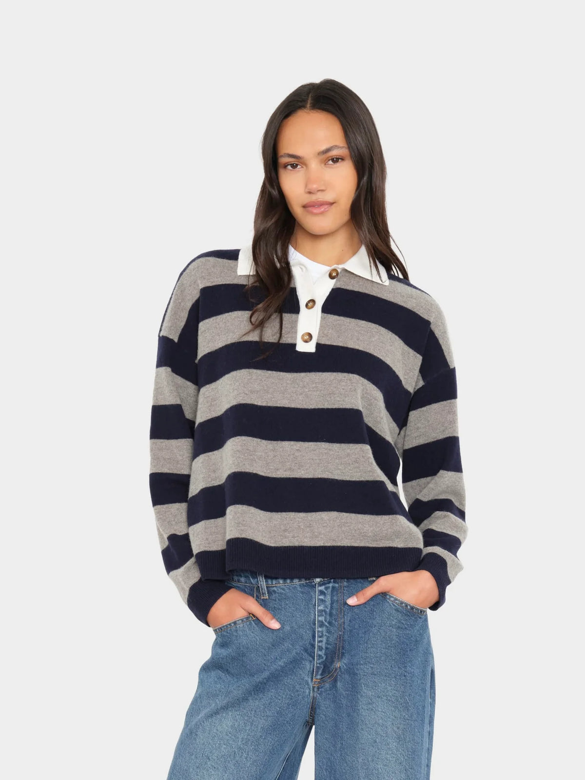 Pull Xirena Braxton Midnight Gray | Podiums Nancy