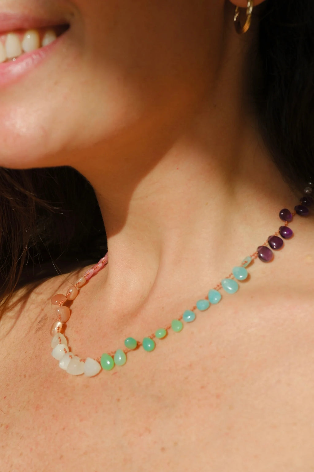 Collier Ivarene Rainbow Multi-pierres - PODIUMS NANCY