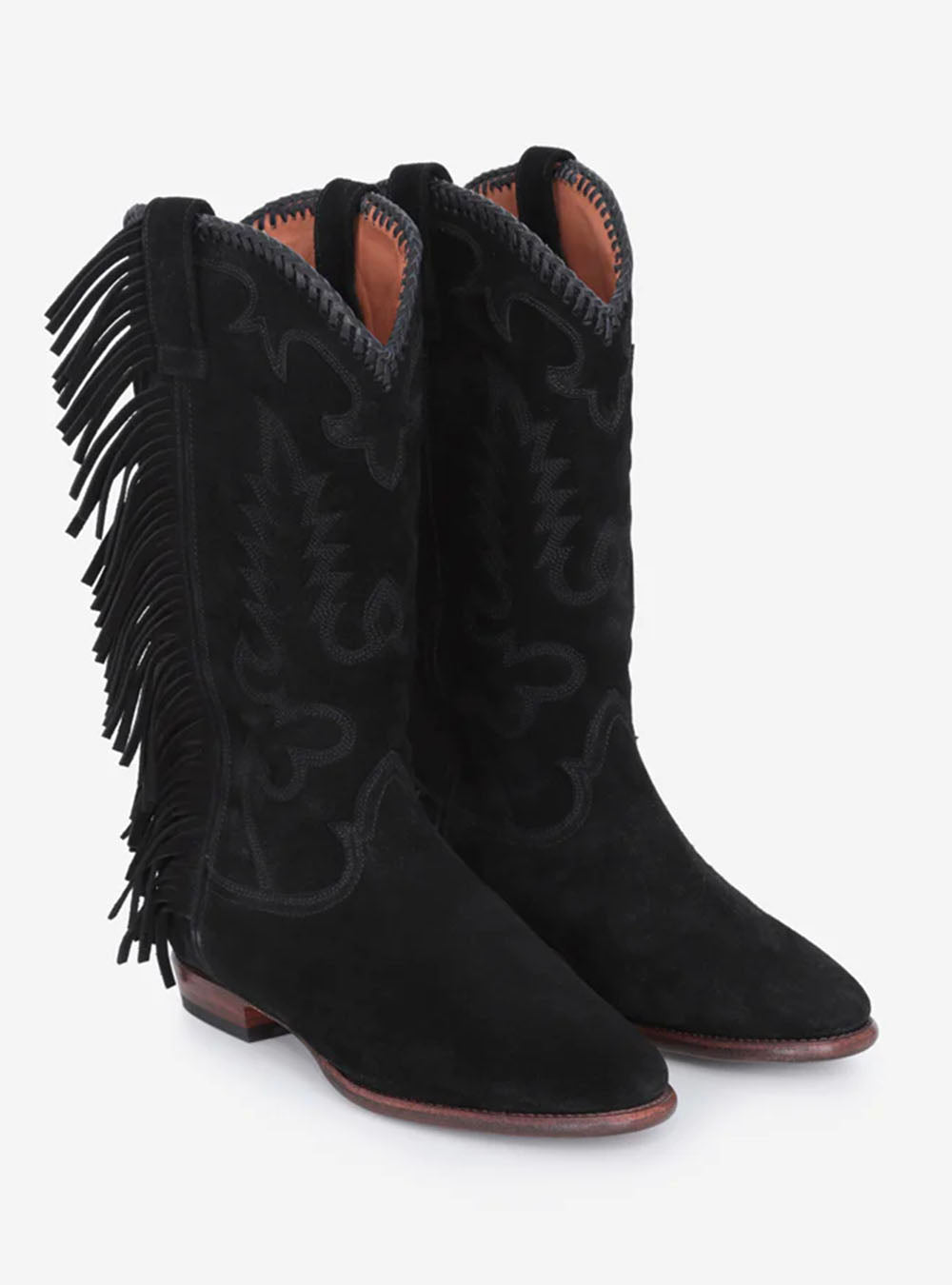 Bottes Shiloh Heritages Midnight Franges Black - PODIUMS NANCY