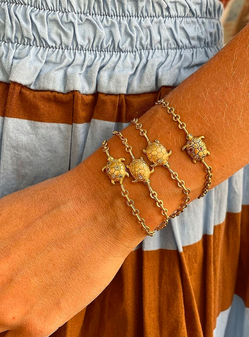 donatello tsavorites/diamonds