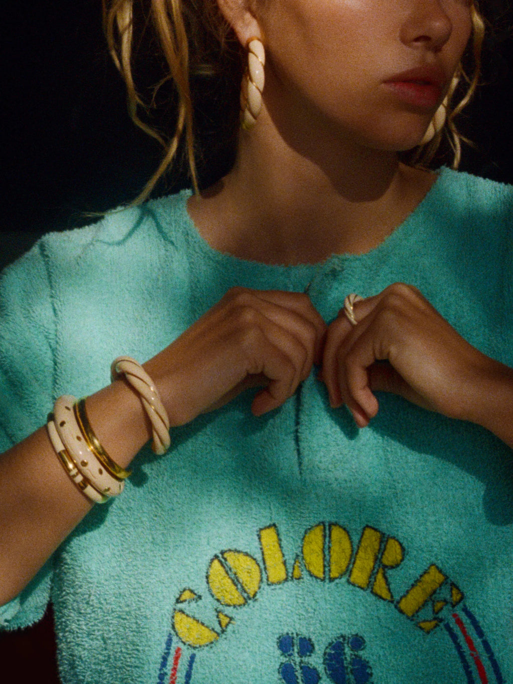 Bracelet Positano jonc ivoire