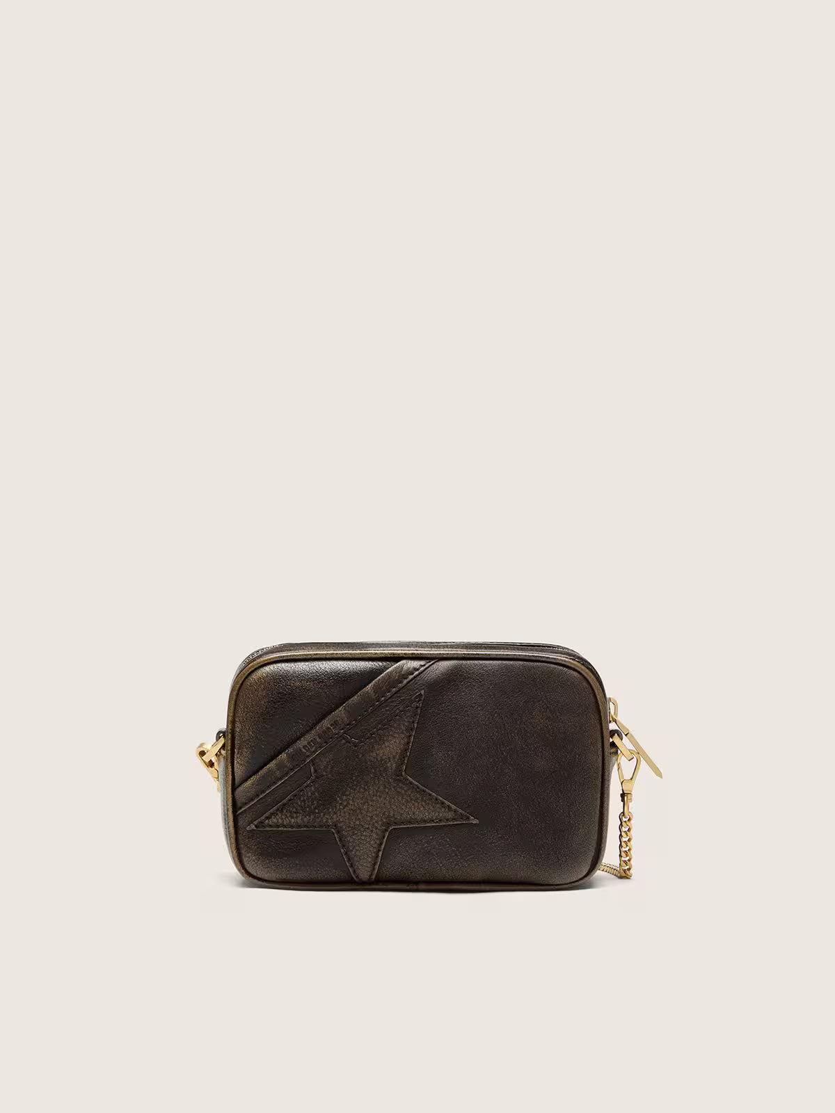 Sac Golden Goose Mini Star Testa Marron Foncé