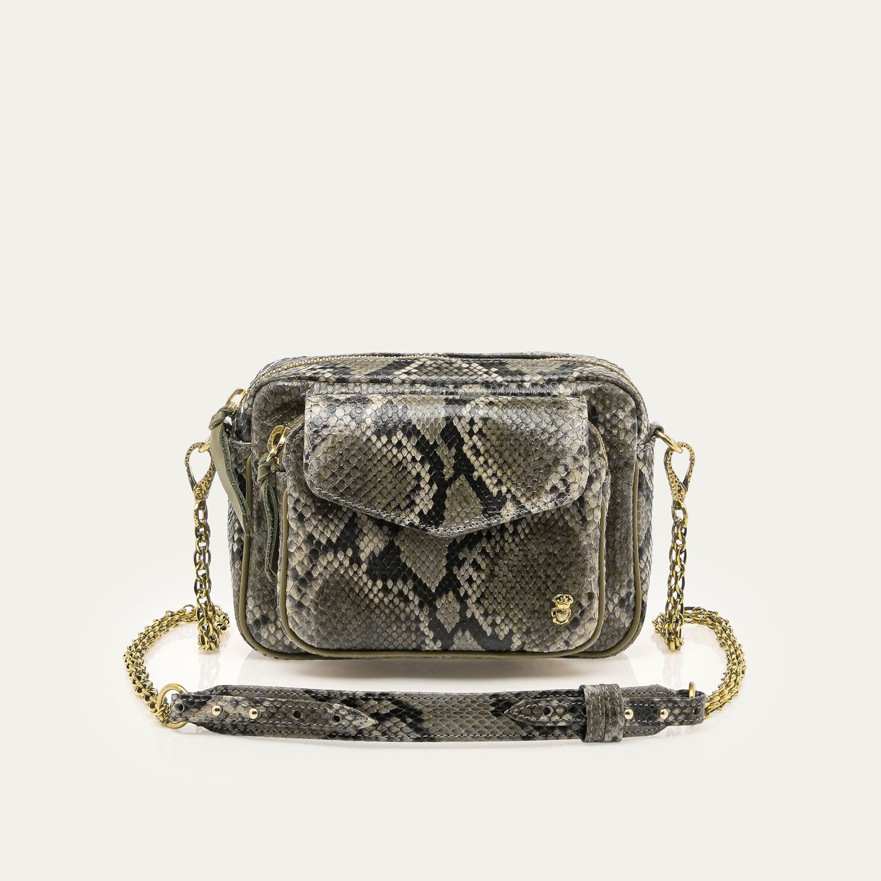 Sac Claris Virot Charly Python Ash | Podiums Nancy
