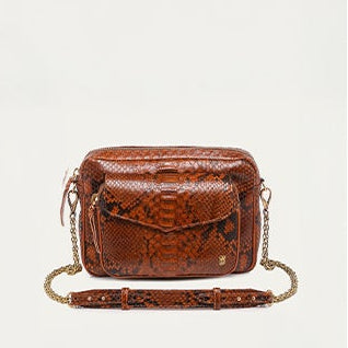 Sac Claris Virot Charly Python Moka | Podiums Nancy
