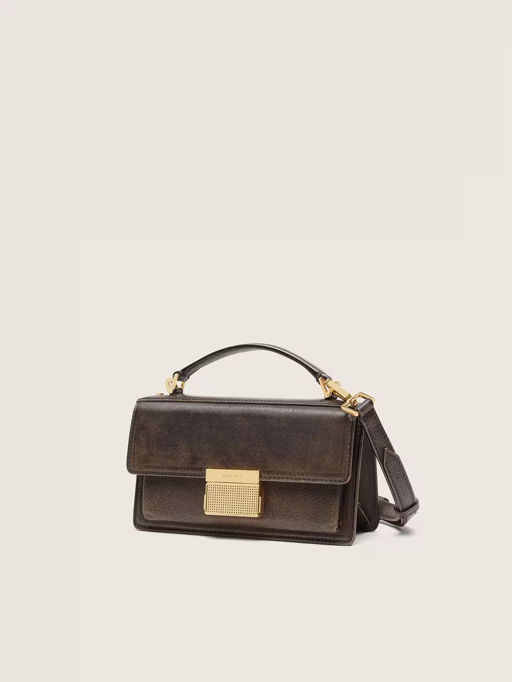 Sac Golden Goose Venezia Mini Marron Foncé