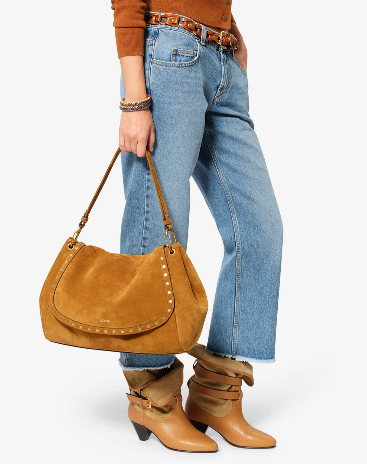Sac Isabel Marant Chany XL Cognac | Podiums Nancy