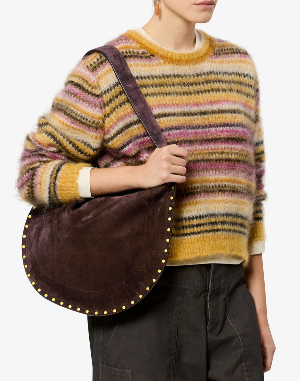 Sac Isabel Marant Oskan Hobo Soft Café | Podiums Nancy