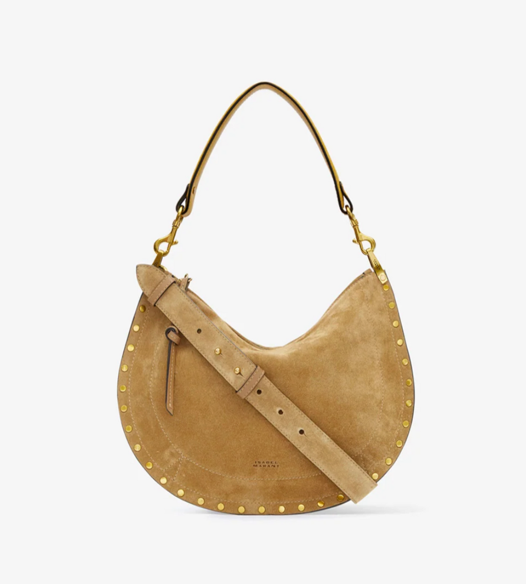 Sac Isabel Marant Oskan Soft Zip Taupe | Podiums Nancy