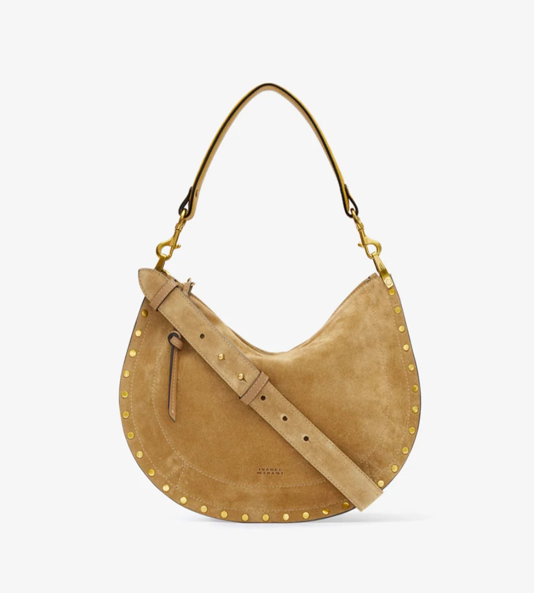 Sac Isabel Marant Oskan Soft Zip Taupe | Podiums Nancy