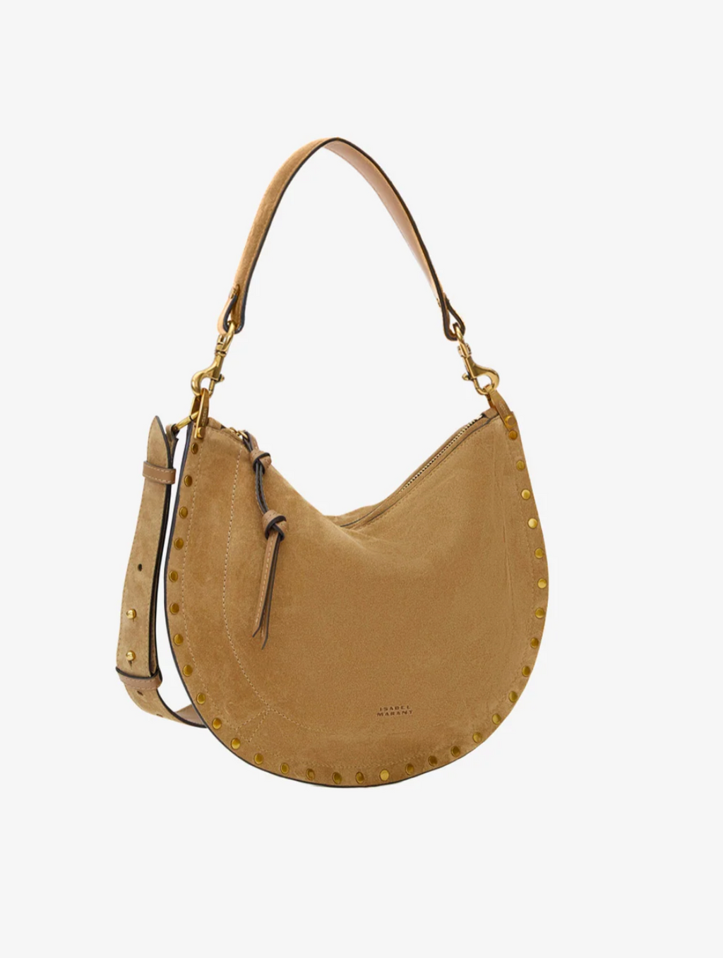 Sac Isabel Marant Oskan Soft Zip Taupe | Podiums Nancy