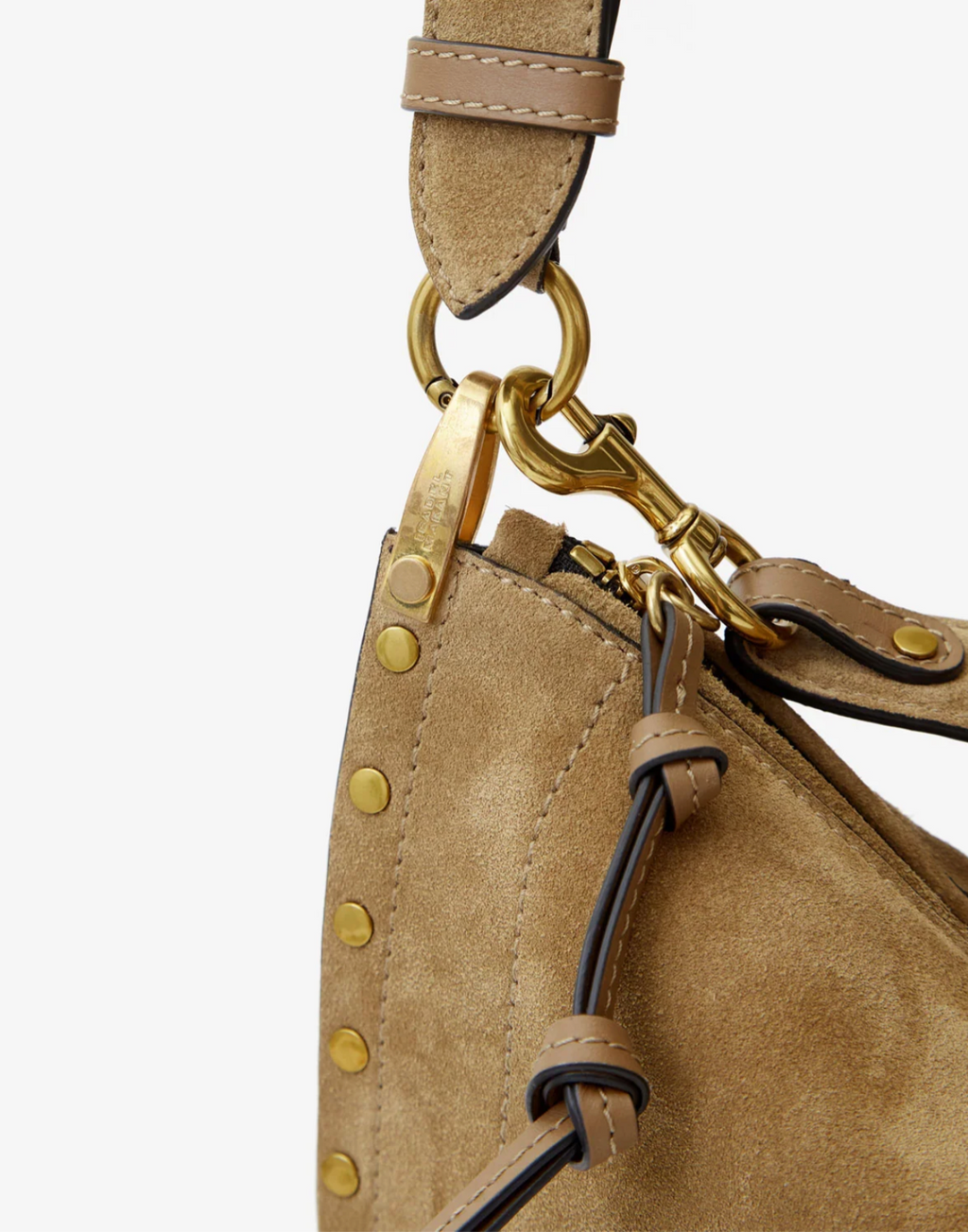 Sac Isabel Marant Oskan Soft Zip Taupe | Podiums Nancy