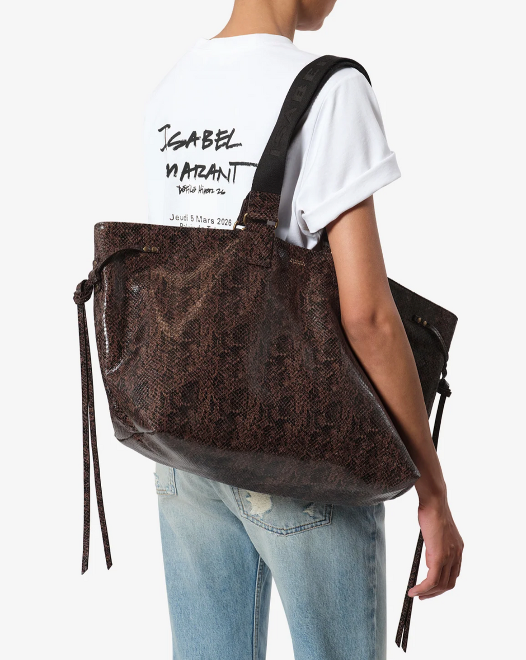 Sac Isabel Marant Wardy Moka | Podiums Nancy