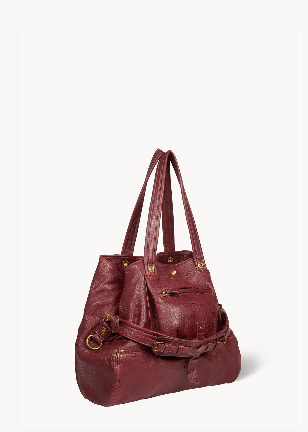 Sac Jérôme Dreyfuss Billy M Bubble Burgundy | Podiums Nancy