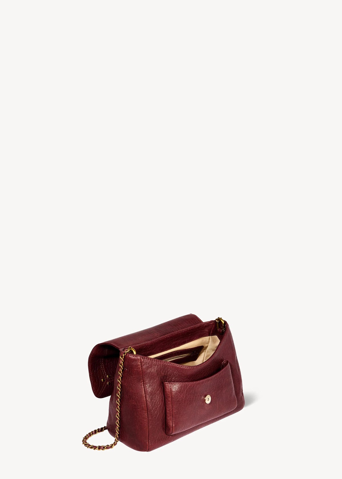 Sac Jérôme Dreyfuss Lulu M Bubble Burgundy | Podiums Nancy