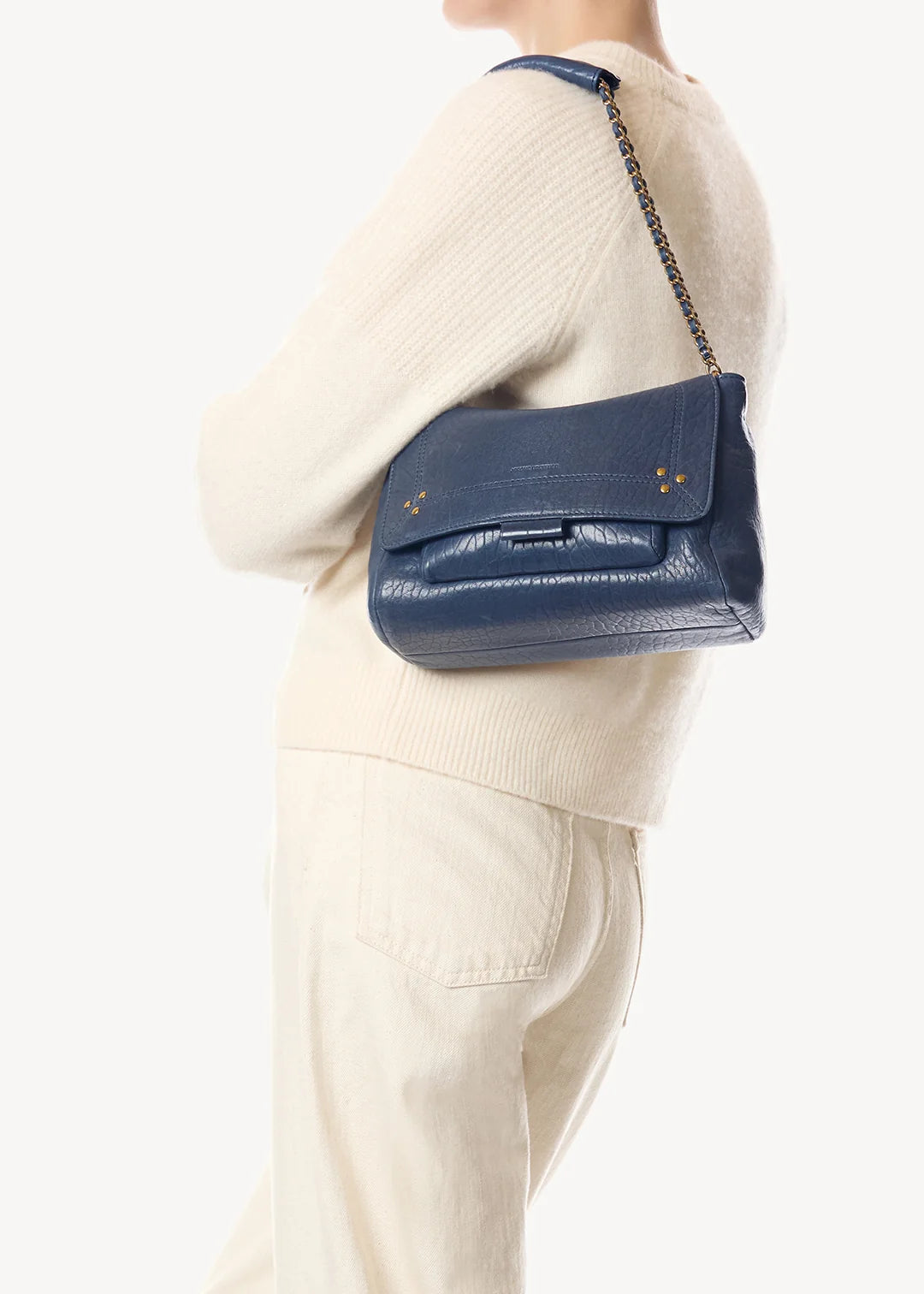 Sac Jérôme Dreyfuss Lulu M Bubble Night Blue | Podiums Nancy