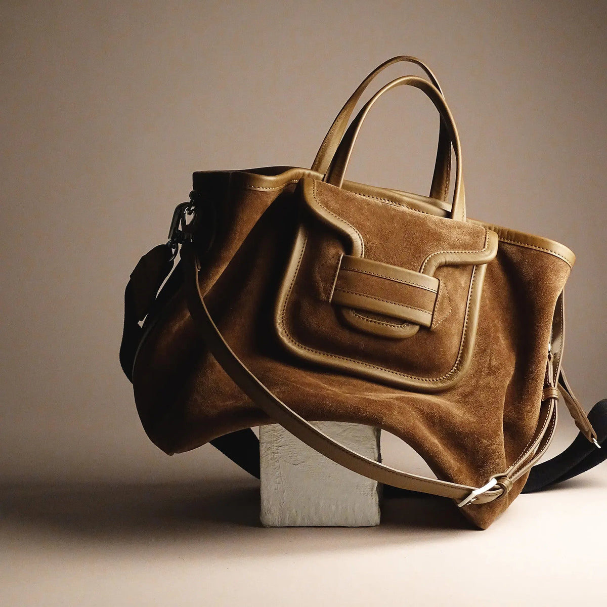Sac Pierre Hardy Tote Alpha Day Marron Clair/Camel | Podiums Nancy