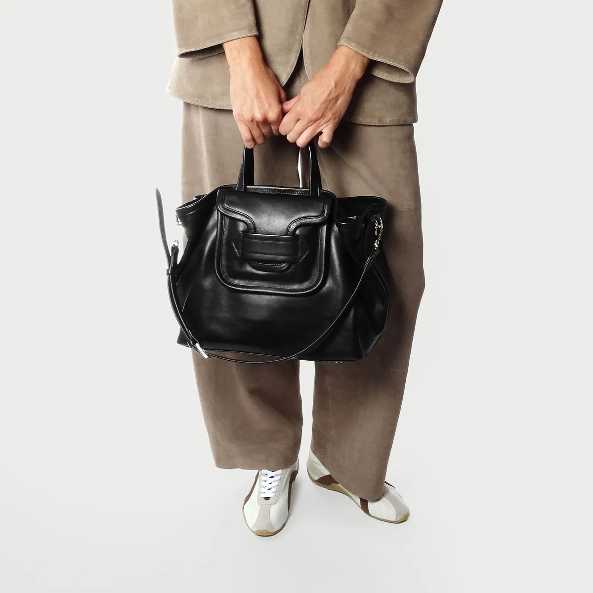 Sac Pierre Hardy Tote Alpha Day Noir | Podiums Nancy