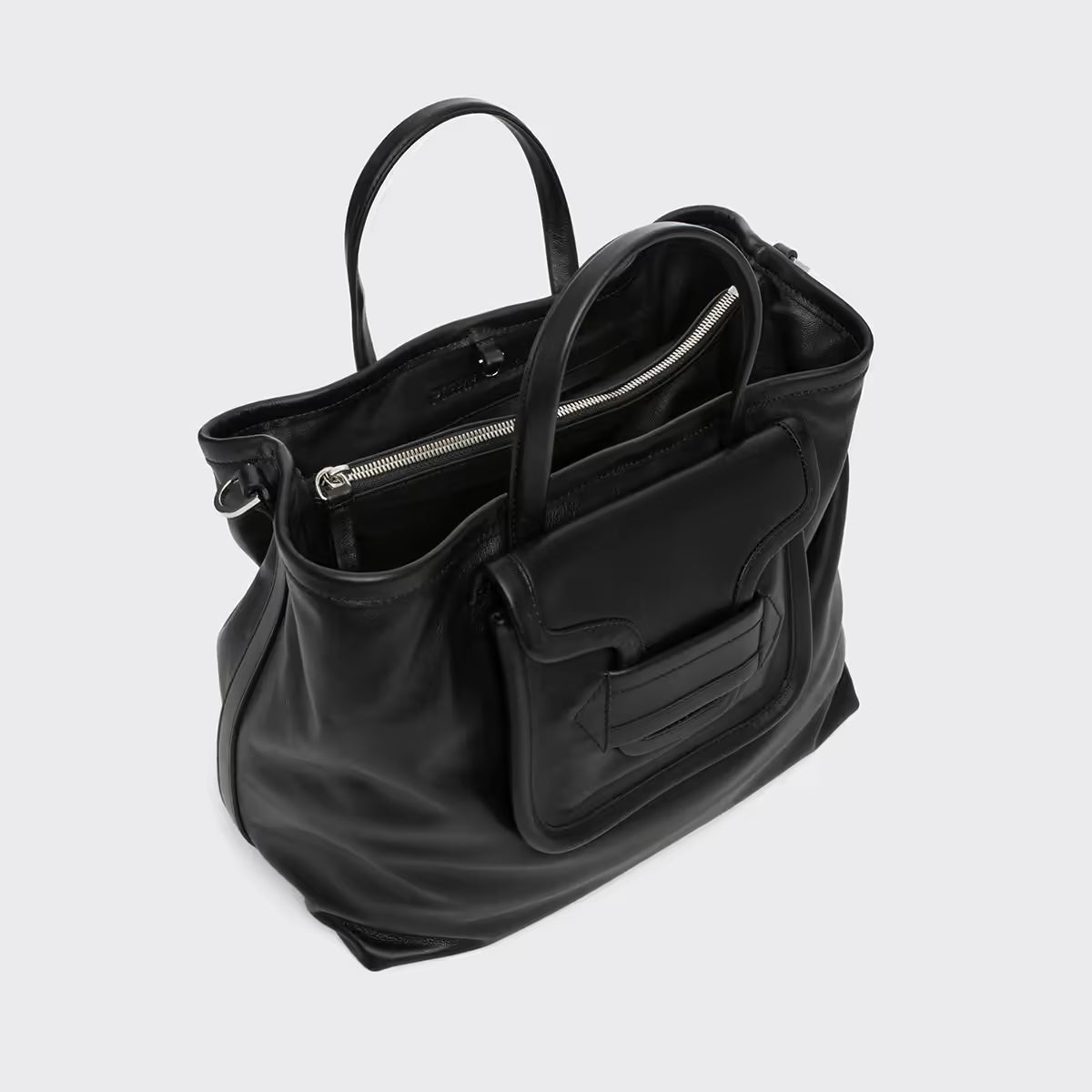 Sac Pierre Hardy Tote Alpha Day Noir | Podiums Nancy