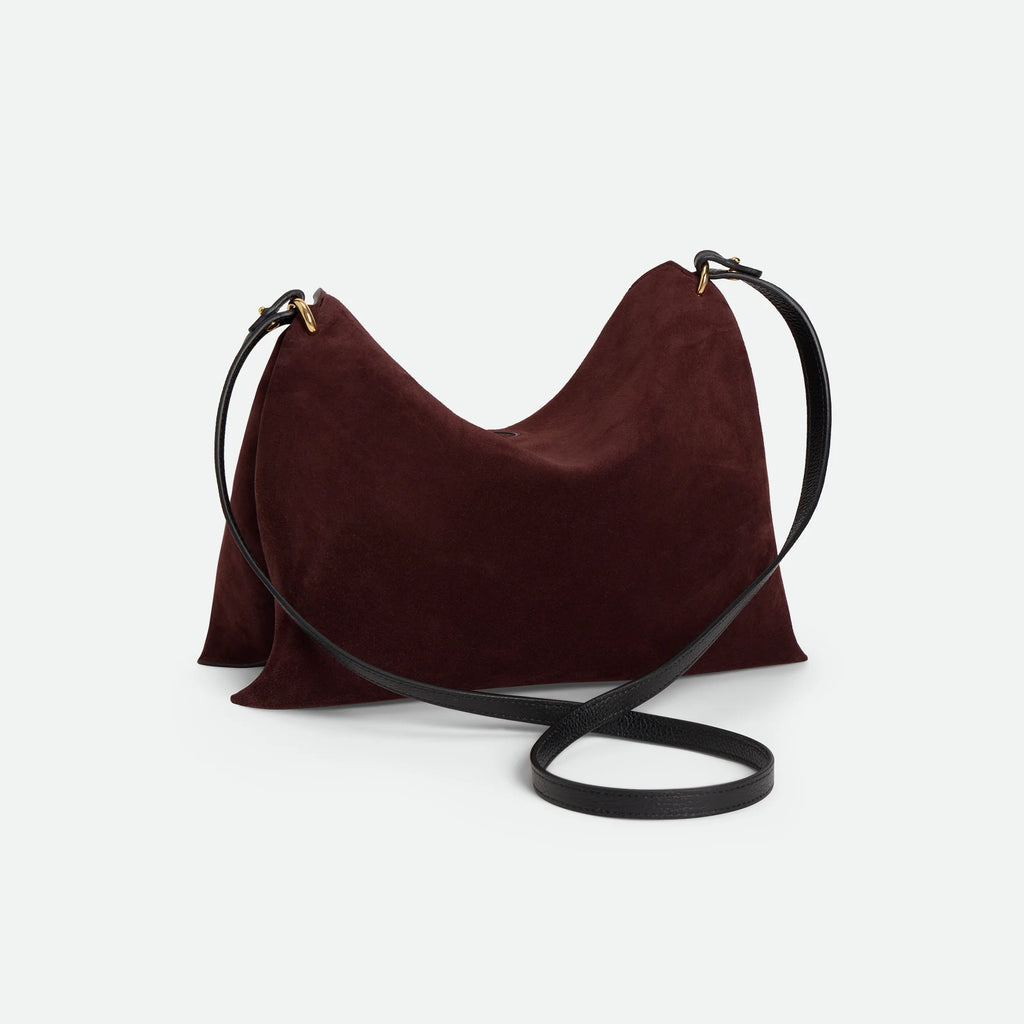 Sac Wandler Penelope Tot Small Acai Suede/Noir | Podiums Nancy