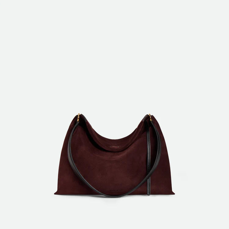 Sac Wandler Penelope Tot Small Acai Suede/Noir | Podiums Nancy