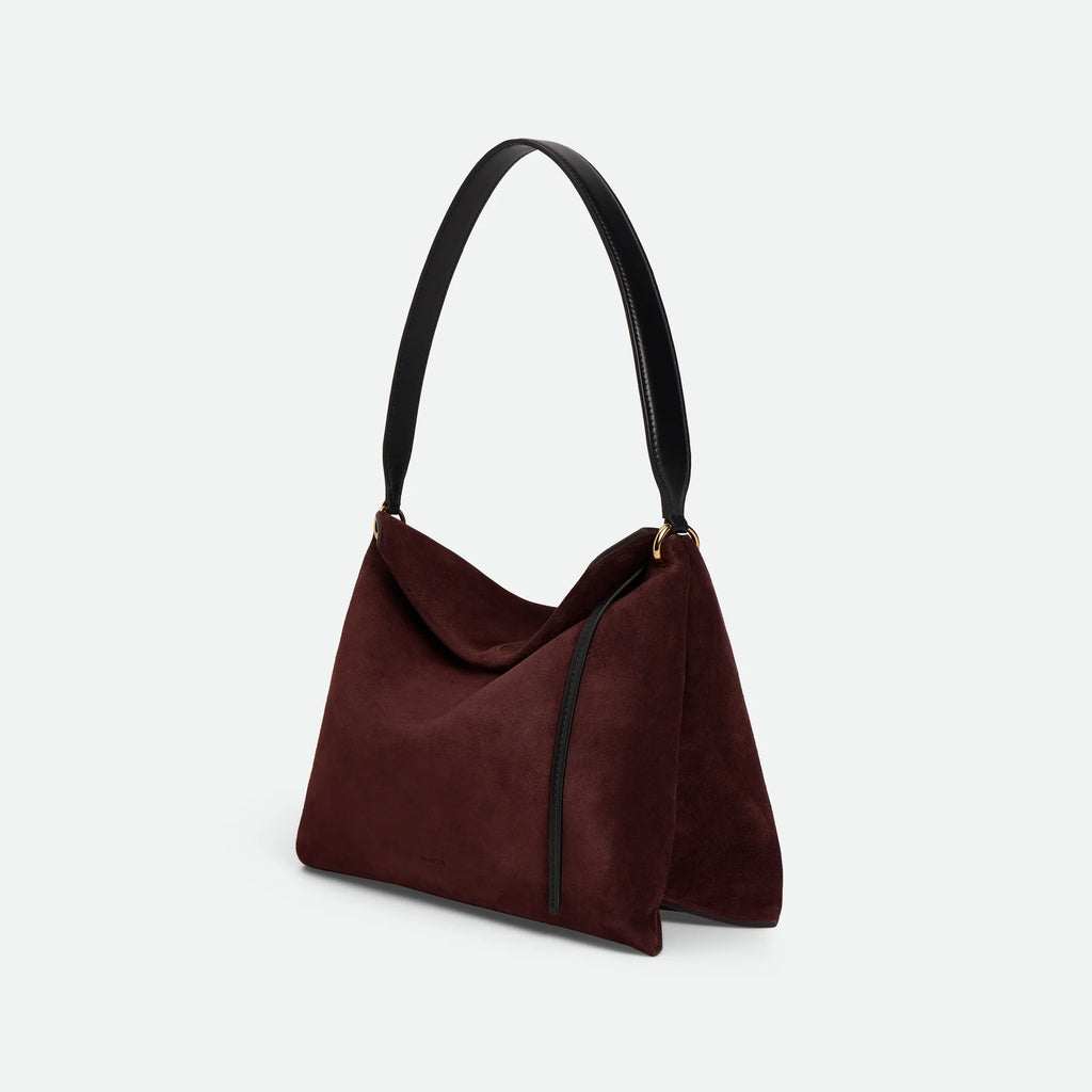 Sac Wandler Penelope Tot Small Acai Suede/Noir | Podiums Nancy