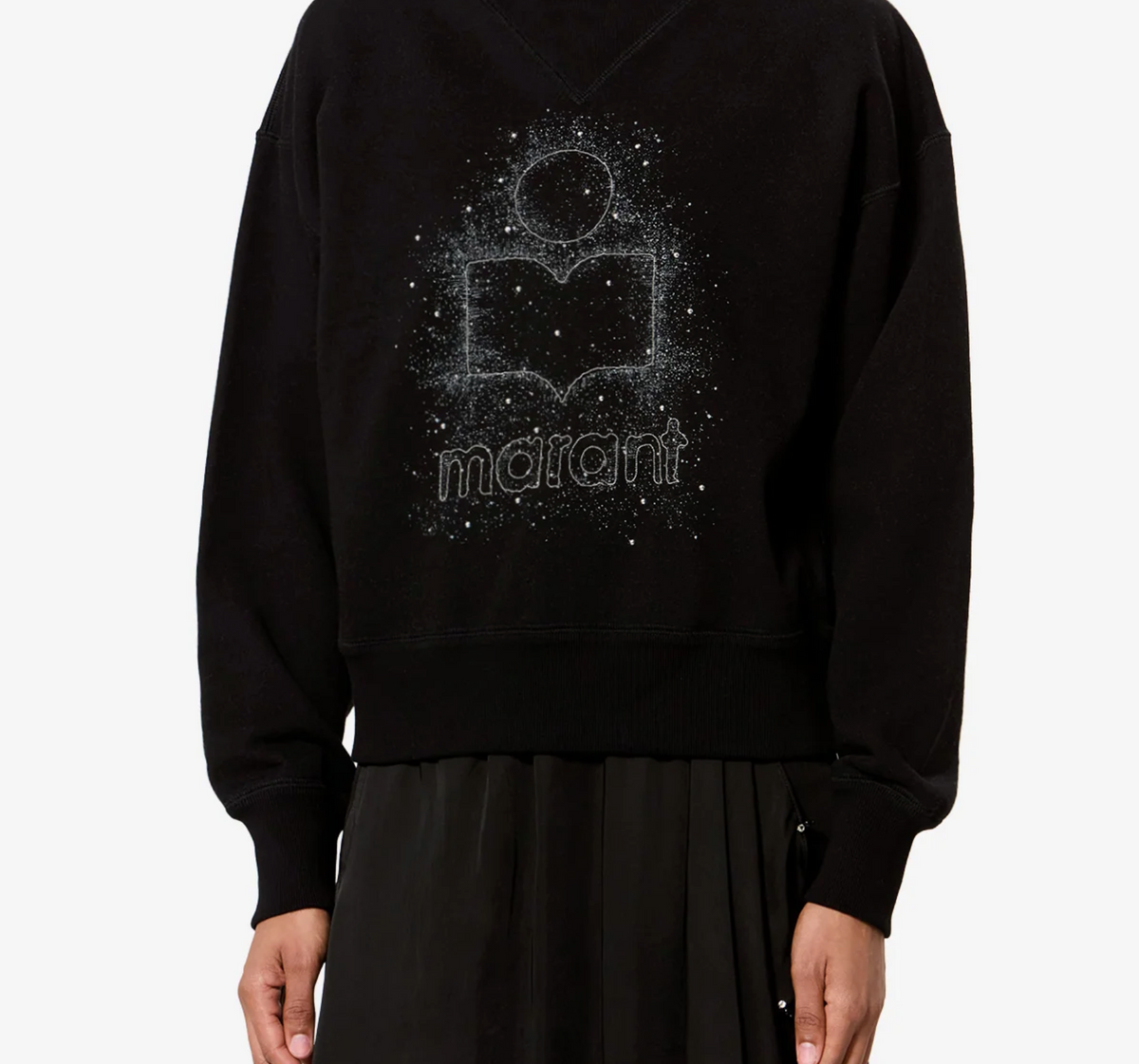 Sweat Isabel Marant Moby Cosmos Black | Podiums Nancy